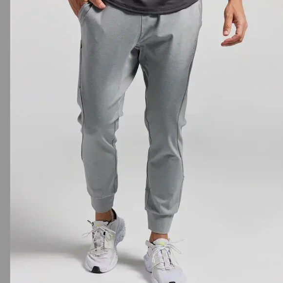 BYLT Premium Basics Active Jogger Pant, Elite+ Heather Grey, Men's Size Large - Picture 11 of 16